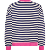 MARTA DU CHATEAU Marta du Chateau Damen Langarm T-Shirt MdcVilda 58903 LS Tee Navy/Fuxia