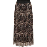 MARTA DU CHATEAU Marta du Chateau Damen Rock MdcPresley 37106M Restudsalg Leo Print