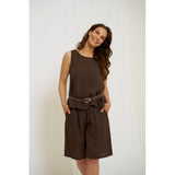 MARTA DU CHATEAU Marta du Chateau Damen Shorts MdcSantina 246013 Shorts Mocca