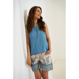 MARTA DU CHATEAU Marta du Chateau Damen Shorts MdcTora 266194 Shorts CelesteNPC512