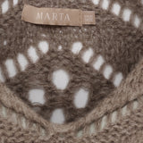 MARTA DU CHATEAU Marta du Chateau Damen Strick MdcNieve 65033 Knit Fango