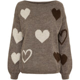 MARTA DU CHATEAU Marta du Chateau Damen Strickjacke MdcAmarante 64023 Knit Fango
