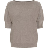 MARTA DU CHATEAU Marta du Chateau Damen Strickjacke MdcConstanza 9511 Knit Fango Melange