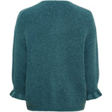 MARTA DU CHATEAU Marta du Chateau Damen Strickjacke MdcJuliana 2413 Cardigan Petrol8390