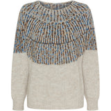 MARTA DU CHATEAU Marta du Chateau Damen Strickjacke MdcLilia 24484 Restudsalg Crema/Blue