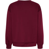 MARTA DU CHATEAU Marta du Chateau Damen Sweatshirt MdcLiora 58512M Restudsalg Bordeaux161/Black