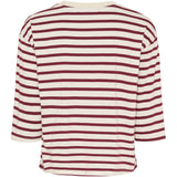 MARTA DU CHATEAU Marta du Chateau Damen T-Shirt MdcBrooklyn 58351 T-shirt Beige/Bordeaux