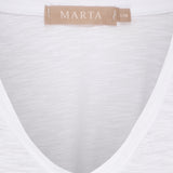 MARTA DU CHATEAU Marta du Chateau Damen T-Shirt MdcMarianna 22637 T-shirt White