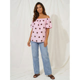 MARTA DU CHATEAU Marta du Chateau Damen Top MdcLuciana 26136 Top Pink
