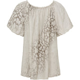 MARTA DU CHATEAU Marta du Chateau Damen Top MdcLuciana 26136 Leo Top Beige