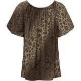 MARTA DU CHATEAU Marta du Chateau Damen Top MdcLuciana 26136 Leo Top Brown