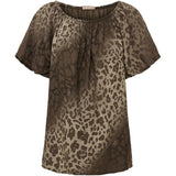 MARTA DU CHATEAU Marta du Chateau Damen Top MdcLuciana 26136 Leo Top Brown