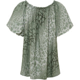 MARTA DU CHATEAU Marta du Chateau Damen Top MdcLuciana 26136 Leo Top Military