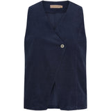 MARTA DU CHATEAU Marta du Chateau Damen Weste MdcHortense 86188 Restudsalg Blue1003