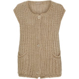 MARTA DU CHATEAU Marta du Chateau Damen Weste MdcRuby 9567 Restudsalg Beige9546