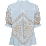 MARTA DU CHATEAU Marta du Chateau Damen bluse MdcAnabella 8119 Shirt Celeste6975tpg