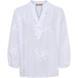 MARTA DU CHATEAU Marta du Chateau Damen bluse MdcAnnika TC38653M Blouse White