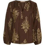 MARTA DU CHATEAU Marta du Chateau Damen bluse MdcBayleaf 7705 Shirt Moro30