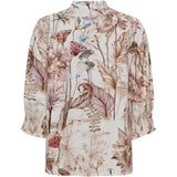 MARTA DU CHATEAU Marta du Chateau Damen bluse MdcCharlie 6892 Shirt BeigeXPA5021