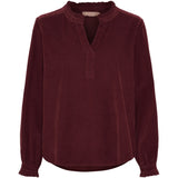 MARTA DU CHATEAU Marta du Chateau Damen bluse MdcMorgana 2518115V Restudsalg Bordeaux6269
