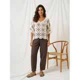 MARTA DU CHATEAU Marta du Chateau Damen bluse MdcRenny 1017 Blouse Fango