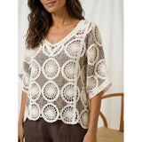 MARTA DU CHATEAU Marta du Chateau Damen bluse MdcRenny 1017 Blouse Fango