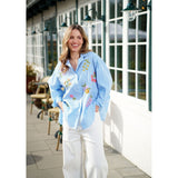 MARTA DU CHATEAU Marta du Chateau Damen hemd MdcJudika 269113 Shirt Blue Stripe