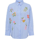 MARTA DU CHATEAU Marta du Chateau Damen hemd MdcJudika 269113 Shirt Blue Stripe