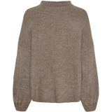 MARTA DU CHATEAU Marta du Chateau Damen strick MdcAria 8111 Knit Dark Fango/Moro