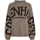 MARTA DU CHATEAU Marta du Chateau Damen strick MdcAria 8111 Knit Dark Fango/Moro