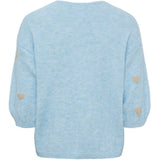 MARTA DU CHATEAU Marta du Chateau Damen strick MdcParisa 9647 Restudsalg Light blue
