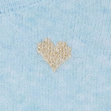 MARTA DU CHATEAU Marta du Chateau Damen strick MdcParisa 9647 Restudsalg Light blue