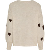 MARTA DU CHATEAU Marta du Chateau Damen strickjacke MdcClover 9582 Knit Beige