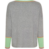 MARTA DU CHATEAU Marta du Chateau Damen sweatshirt MdcRachelle 6575/B Sweatshirt Grigio/Verde