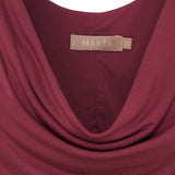 MARTA DU CHATEAU Marta du Chateau Damen top MdcVeronika 82107 Restudsalg Bordeaux