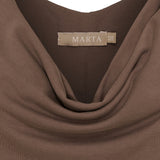 MARTA DU CHATEAU Marta du Chateau Damen top MdcVeronika 82107 Restudsalg Brown