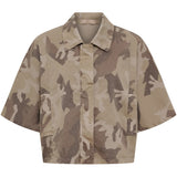 MARTA DU CHATEAU Marta du chateau Damen Jacke MdcQuartz 68815M Jacket Beige camo