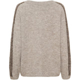 MARTA DU CHATEAU Marta du chateau Damen Strick MdcVellie 8154- Knit Cardigan Fango/Moro