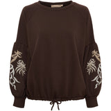 MARTA DU CHATEAU Marta du chateau Damen Sweatshirt MdcLuretta 8939 Sweatshirt Chocolate