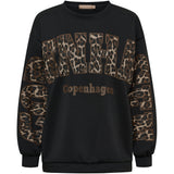 MARTA DU CHATEAU Marta du chateau Damen Sweatshirt MdcSevilla 22659Leo Sweatshirt Nero/Leo