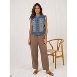 MARTA DU CHATEAU Marta du chateau Damen Weste MDCHOLIDAY 268678 Vest Denim
