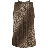 MARTA DU CHATEAU MdcCalista LS T-Shirt Top Brown