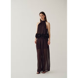 Noella NOELLA Damen Bluse N-MARJOLANIE Top Chocolate