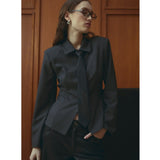 Noella NOELLA Damen Hemd N-MAELLE Shirt Grey Herringbone