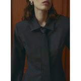 Noella NOELLA Damen Hemd N-MAELLE Shirt Grey Herringbone