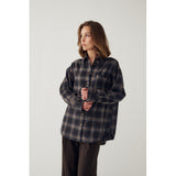 Noella NOELLA Damen Hemd N-MARLON Shirt Brown Blue Check