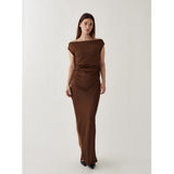 Noella NOELLA Damen Kleid N-MIGNONETTE Dress Toffee
