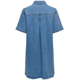 ONLY ONLY DAMEN KLEID ONLROSENHEIM Restudsalg Light Medium Blue Denim