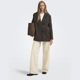 ONLY ONLY Damen Blazer ONLALDEN Blazer Mole PUMICE STONE PINSTRIPES
