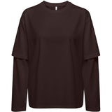 ONLY ONLY Damen Bluse ONLFREJA Blouse Coffee Bean